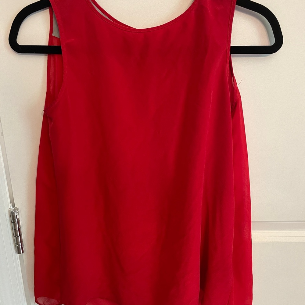 Paul Smith Red Sleeveless Tank Top